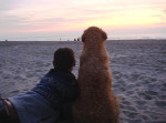 Mirre aan het strand